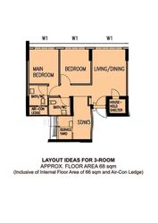 Blk 605B Tampines Greenridges (Tampines), HDB 3 Rooms #588822001